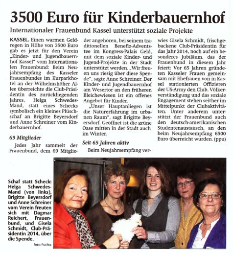 HNA vom 7.02.2014